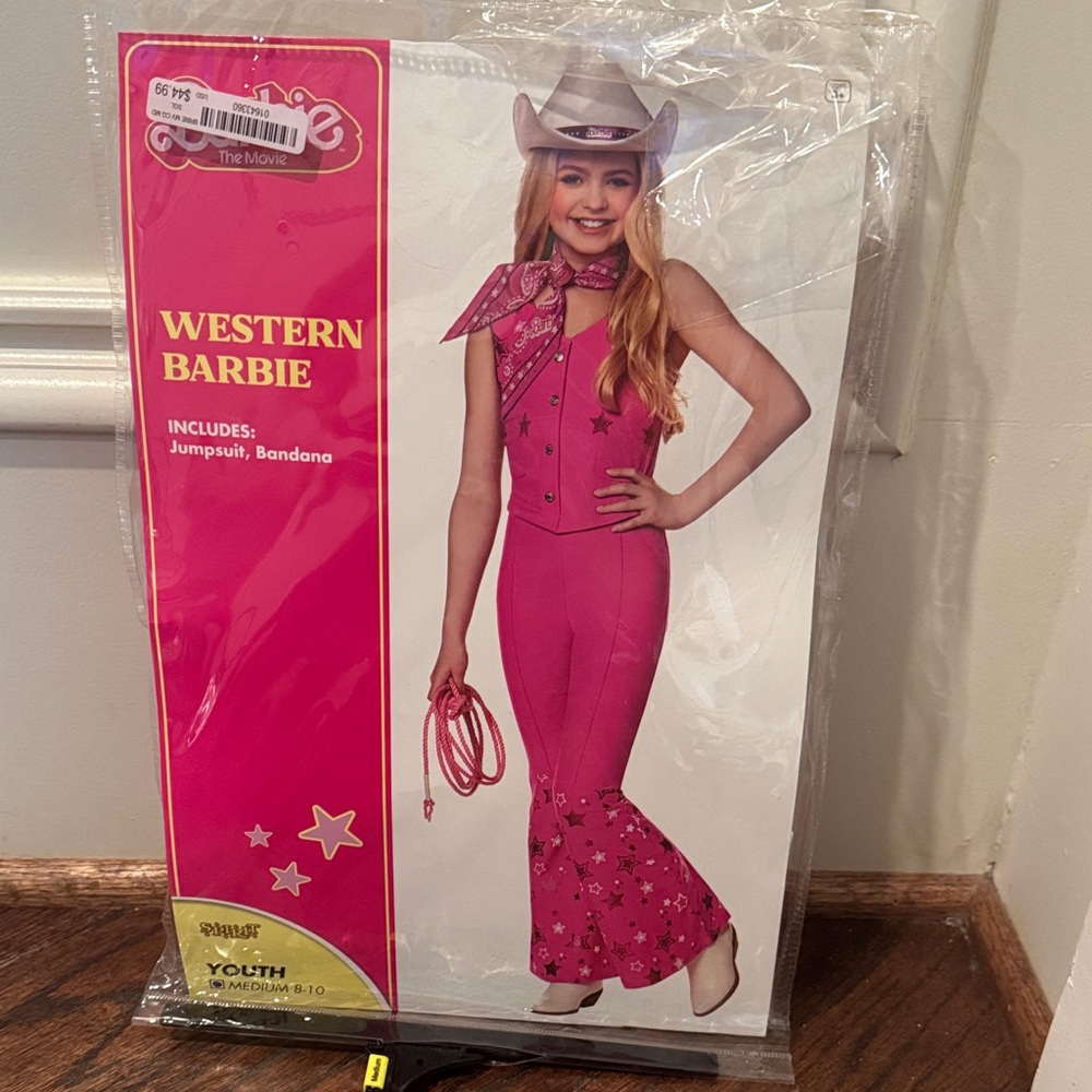 Western Barbie Costume with Jumpsuit and Bandana